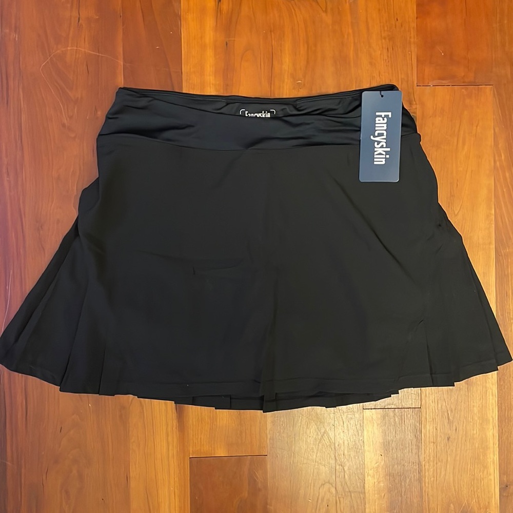 Black Tennis Skort